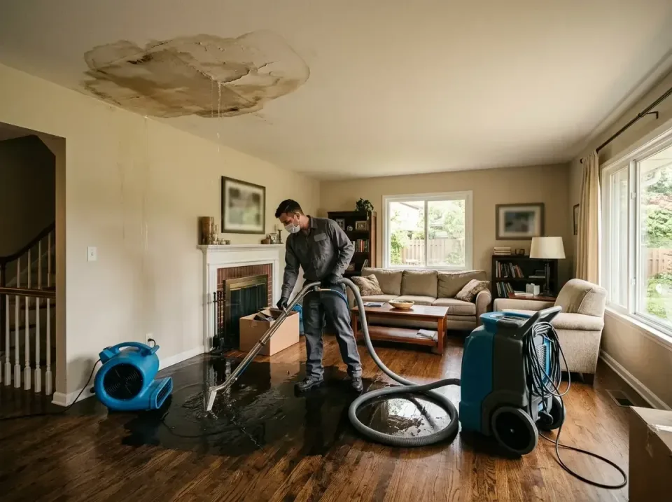 attic-pipe-burst-ceiling-drip-008 — frequently asked questions, Water Damage Restoration & Carpet Care in Tontitown, AR